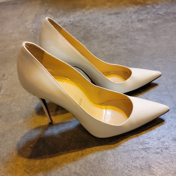 Christian Louboutin Shoes - Christian Louboutin-Kate Nappa Pumps-Biaco